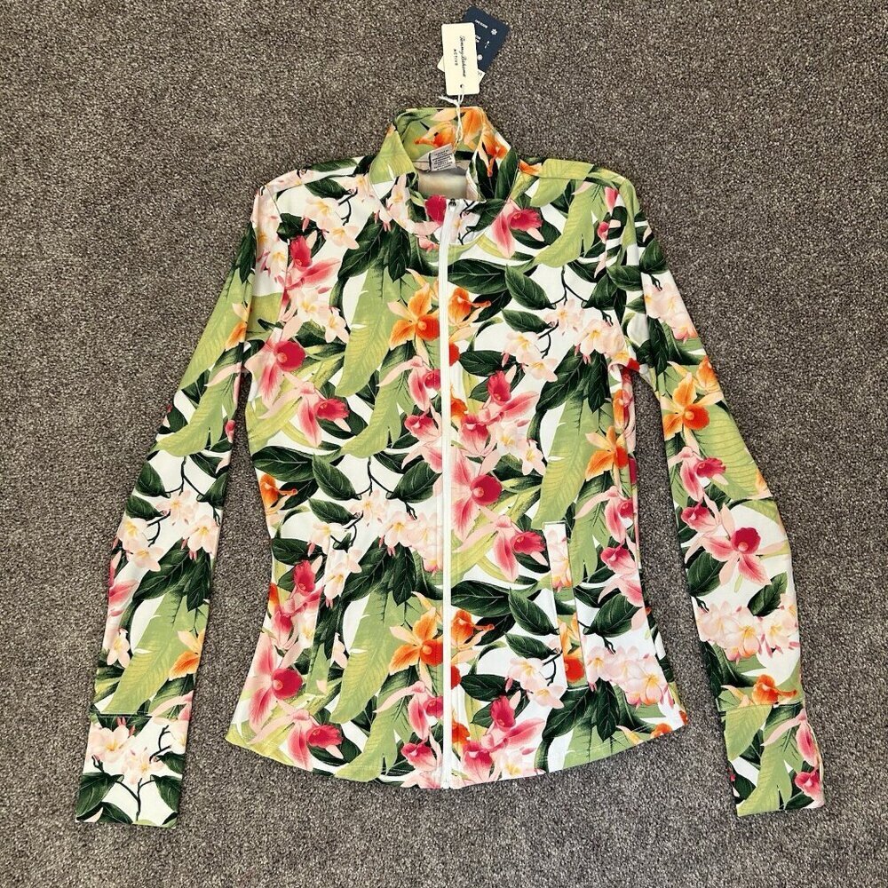 Tommy Bahama Womens Active Golf Tennis Long Sleeve Full Zip Jacket Size XS - NWT - Picture 2 of 15